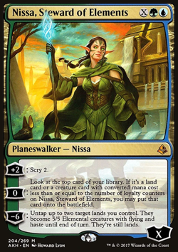 MTG: Nissa, Steward of Elements - Amonkhet - Magic Card - Image 1