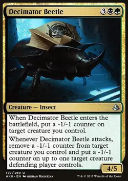 MTG: Decimator Beetle - Amonkhet - Magic Card - Image 1