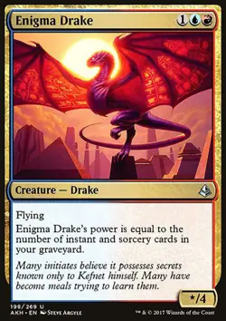 MTG: Enigma Drake - Amonkhet - Magic Card - Image 1