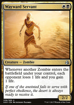 MTG: Wayward Servant - Amonkhet - Magic Card - Image 1