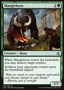 MTG: Manglehorn - Amonkhet - Magic Card - Image 1