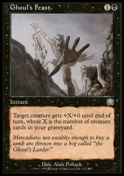 MTG: Ghoul's Feast - Mercadian Masques - Magic Card - Image 1