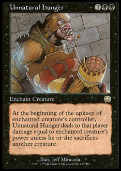 MTG: Unnatural Hunger - Mercadian Masques - Magic Card - Image 1