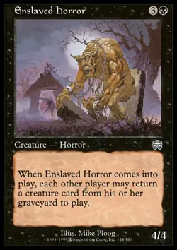 MTG: Enslaved Horror - Mercadian Masques - Magic Card - Image 1
