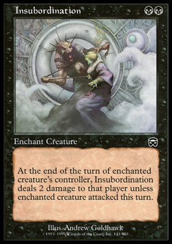 MTG: Insubordination - Mercadian Masques - Magic Card - Image 1