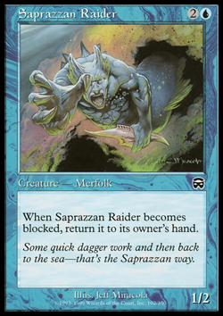 MTG: Saprazzan Raider - Mercadian Masques - Magic Card - Image 1