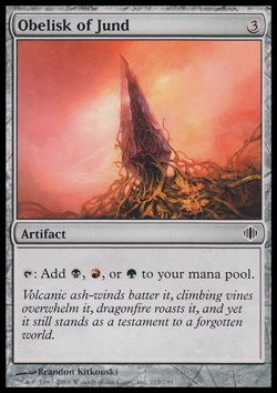 MTG: Obelisk of Jund - Shards of Alara - Magic Card - Image 1