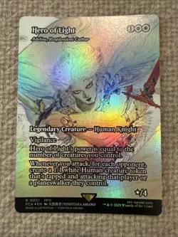 MTG: Final Fantasy: Through the Ages: Foil Showcase Hero of Light - Image 1