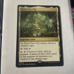 Three Tree City Legendary Land MTG Bloomburrow Regular - Image 1