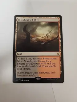 Magic The Gathering: Bloodstained Mire Khans of Tarkir Regular NM - Image 1