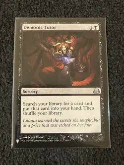 Magic The Gathering MTG - Demonic Tutor (DVD) - The List Reprints - Image 1