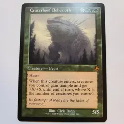 Magic the Gathering - Craterhoof Behemoth (Retro Frame) Innistrad Remastered NM - Image 1