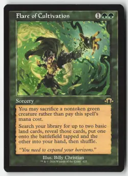 MTG - Flare of Cultivation (Retro Frame) R Modern Horizons 3 425 LP-NM - Image 1