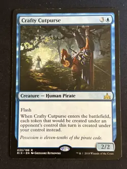 1x Crafty Cutpurse (33) Rivals of Ixalan LP MTG Magic the Gathering x1 MKE - Image 1