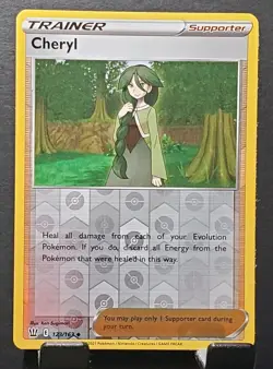 2021 Pokemon 123/163 CHERYL Trainer Battle Styles Reverse Holo✨EX/NM - Image 1
