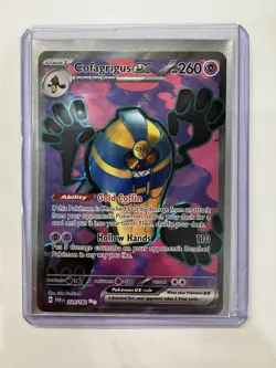 Cofagrigus ex 224/182 Sv04: Paradox Rift Holo Near Mint Nm Pokemon TCG - Image 1