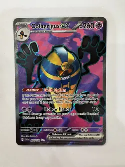 Cofagrigus ex 224/182 Sv04: Paradox Rift Holo Near Mint Nm Pokemon TCG - Image 2