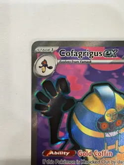 Cofagrigus ex 224/182 Sv04: Paradox Rift Holo Near Mint Nm Pokemon TCG - Image 4