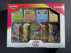 Pokemon Scarlet & Violet Costco 151 Mini Tins 5-Pack Complete Lot Of 2 - Image 2