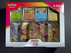 Pokemon Scarlet & Violet Costco 151 Mini Tins 5-Pack Complete Lot Of 2 - Image 4