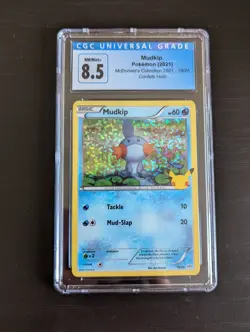 CGC 8.5 Near Mint Pokemon TCG Mudkip McDonald's Promos 19/25 Holo Promo Promo - Image 1