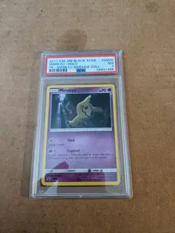 2017 Pokemon SM Black Star Mimikyu-Holo PR-Sidekick Coll. 7 N/MINT PSA - Image 1