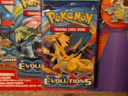 Pokemon 2016 XY 3 Pack Blister with Mega Blastoitse Pin (Two Evolutions Packs) - Image 3
