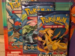 Pokemon 2016 XY 3 Pack Blister with Mega Blastoitse Pin (Two Evolutions Packs) - Image 4