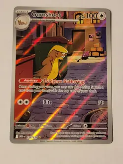 Gumshoos 153/132 Illustration Rare Pokemon Mega Evolution (ENGLISH) - Image 1