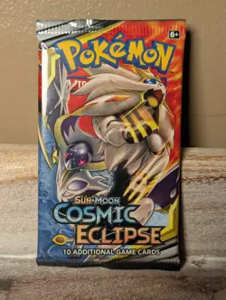 Pokemon TCG: Sun & Moon Cosmic Eclipse Booster Pack Tag Team New Sealed - Image 1