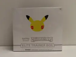 2021 Pokemon Celebrations Factory Sealed ETB Elite Trainer Box - Image 1