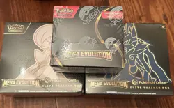 Mega Evolution Lot - Pokemon Center ETBs and Enhanced Booster Box - Image 1