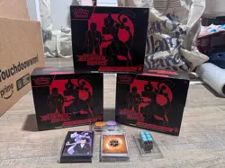Pokemon Destined Rivals Lot - Empty ETB Box - Sleeves Dice No Promo - Image 1