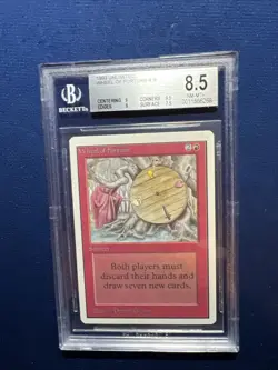 MTG Unlimited Wheel of Fortune BGS 8.5 (9.5 corners) 1993 - Image 1