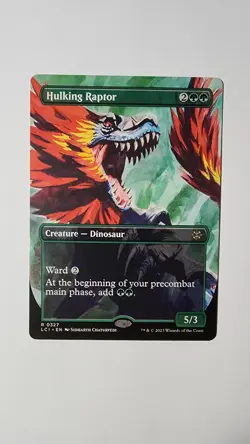 Hulking Raptor (Borderless) The Lost Caverns of Ixalan Regular - Image 1