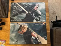 Ultra Pro Magic Con Las Vegas 2025 EXCLUSIVE Sephiroth & Cloud Playmats - Image 1
