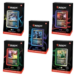 Magic The Gathering Starter Commander Decks - Set of 5 - Image 1