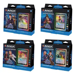 Doctor Who Universes Beyond Magic The Gathering Commander Decks - Set of 4 195166228822 - Image 1