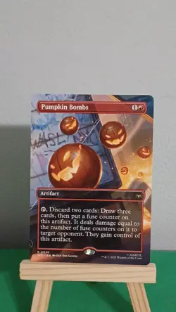 2025 Marvel's Magic The Gathering MTG R 0026 Pumpkin Bombs Borderless Regular - Image 1