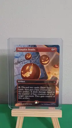 2025 Marvel's Magic The Gathering MTG R 0026 Pumpkin Bombs Borderless Regular - Image 3