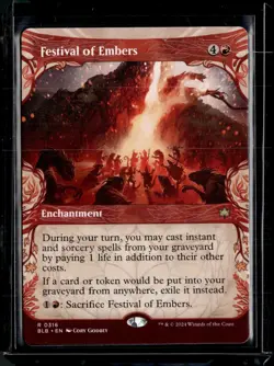 Festival Of Embers - 316 - BLB - NM - MTG Magic the Gathering - Image 1