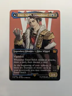 Emet-Selch, Unsundered 0394 (Borderless Regular) Final Fantasy MTG - Image 1
