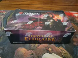 WOTC MTG Magic Throne of Eldraine Booster box Sealed New English 36 packs Rudy - Image 1