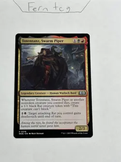 Magic the Gathering Totentanz Swarm Piper NM Wilds of Eldraine Ships Same Day - Image 1