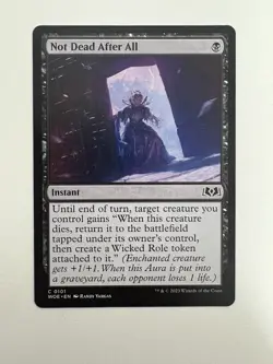 Not Dead After All MTG Magic the Gathering Card NM Near Mint WOE - Image 1
