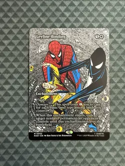 MTG Leyline Binding #0002 Borderless Mythic Marvel Eternal-Legal (MAR) - Image 1