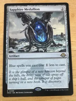 MTG - Sapphire Medallion - MH3 Modern Horizons 3 0296 Regular Rare NM - Image 1