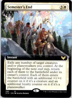 Semester's End (Extended Art) - Strixhaven: School of Mages - 292 NM - Image 1