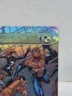 Magic The Gathering - Web-Warriors (Borderless) Marvel's Spider-Man Foil - NM - Image 2