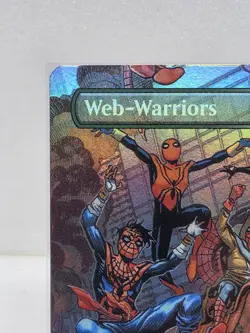 Magic The Gathering - Web-Warriors (Borderless) Marvel's Spider-Man Foil - NM - Image 3